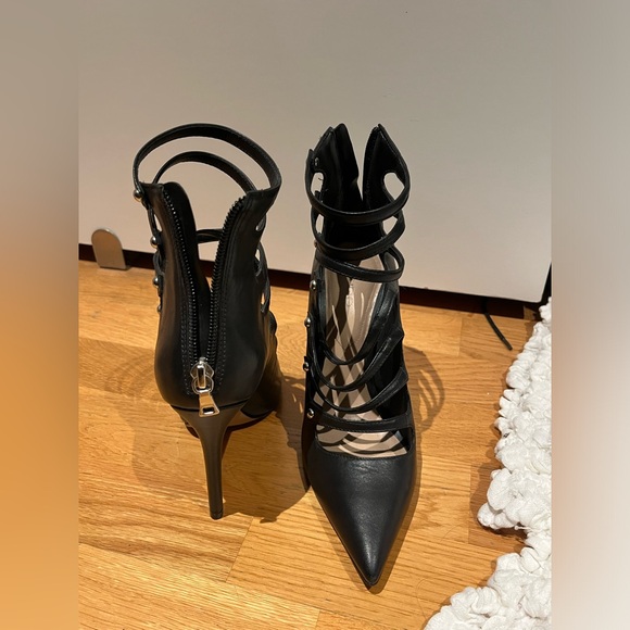 Aldo strappy heels, black, 6 - Picture 2 of 7